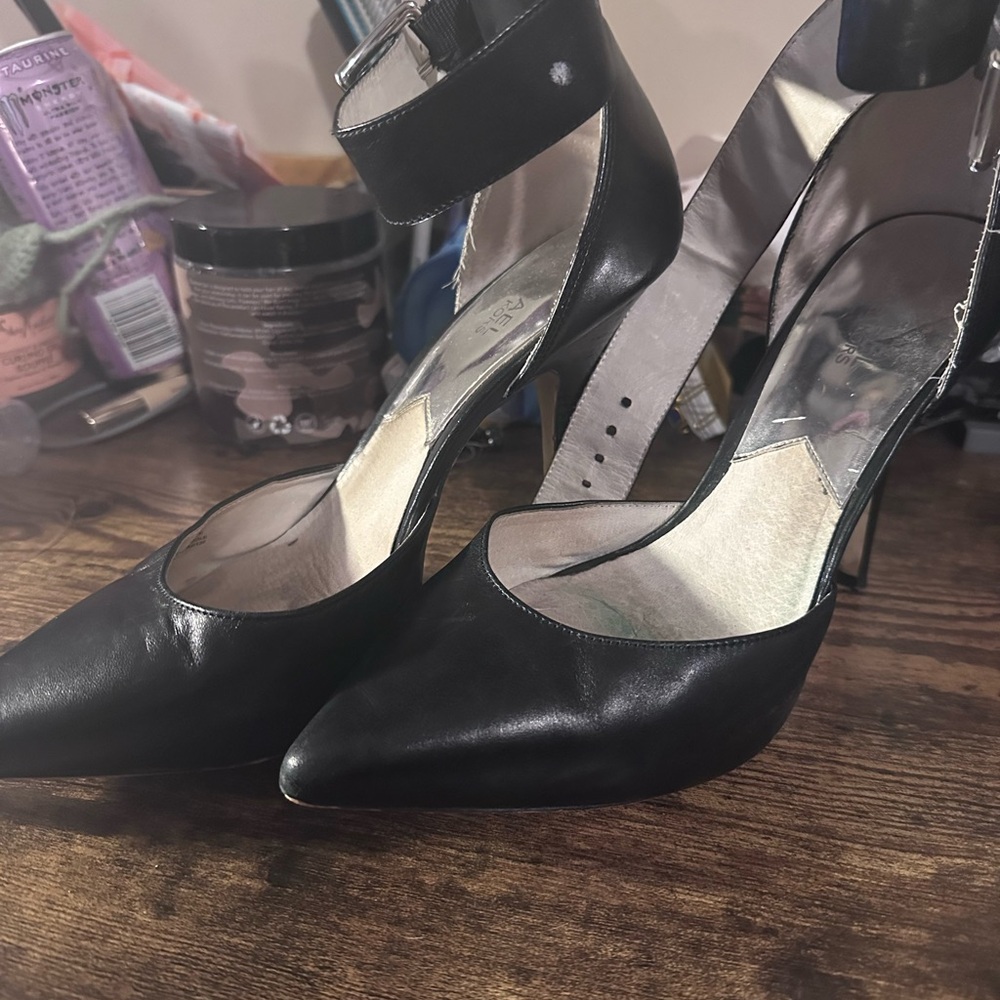 Michael Kors Black Leather Heels